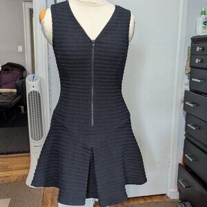 Theory V-Neck Mini Dress